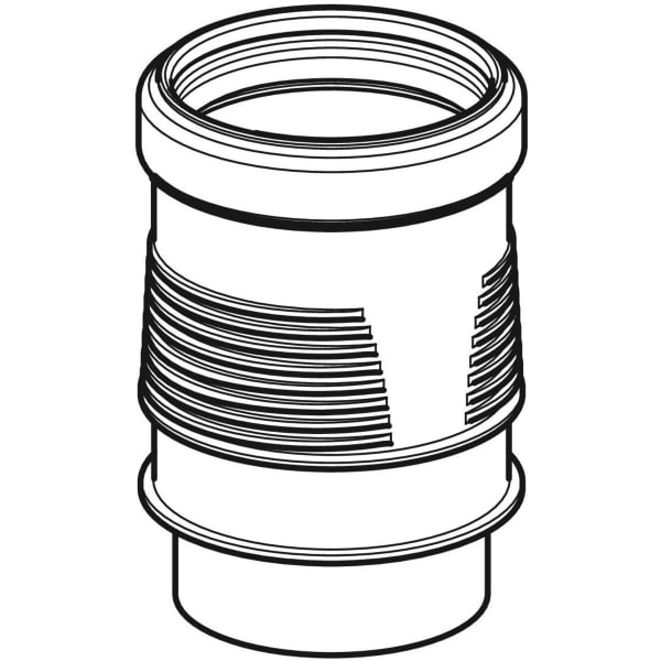Keramag Geberit Silent-db20 Expansion Socket With Double Flange