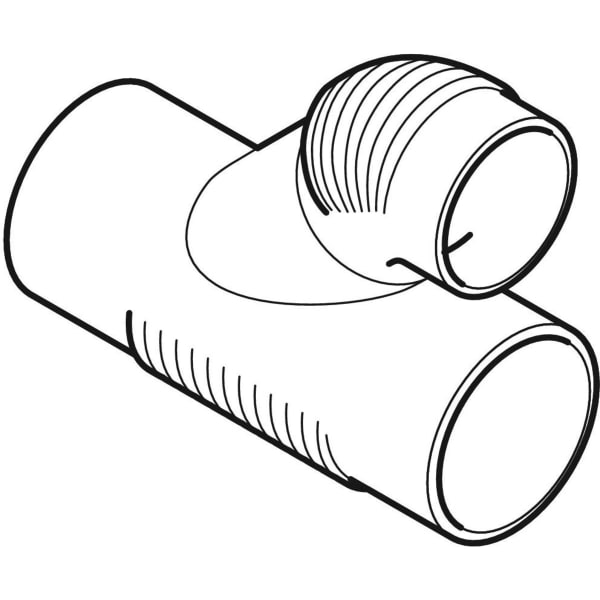 Keramag Geberit Silent-db20 Parallel Branch Fitting 45°