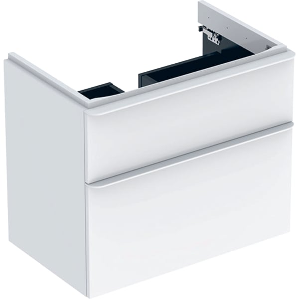 keramag Geberit Smyle Square cabinet for washbasin with two drawers