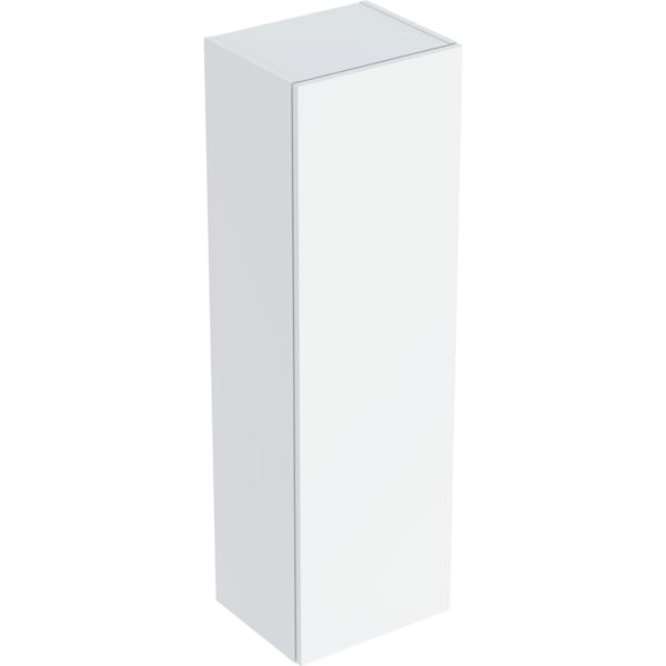 keramag Geberit Smyle Square medium cabinet with one door and internal mirror