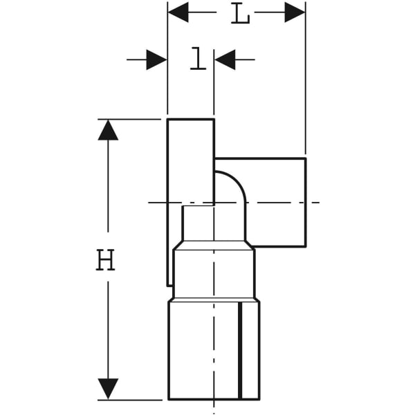 Keramag Geberit Sound Insulation Set For Double Elbow Tap Connector 90°