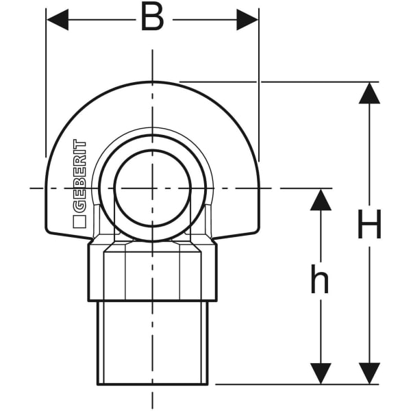 Keramag Geberit Sound Insulation Set For Single Elbow Tap Connector 90°