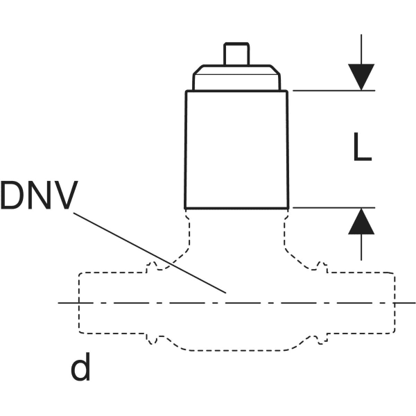 Keramag Geberit Spindle Extension Set For Ball Valve