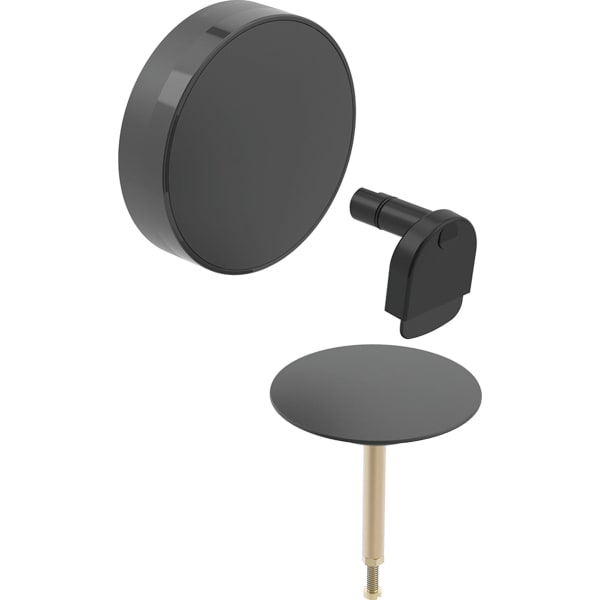 Keramag Geberit Split Ready-to-fit Set D52 For Bathtub Drain With Turn Handle And Inlet