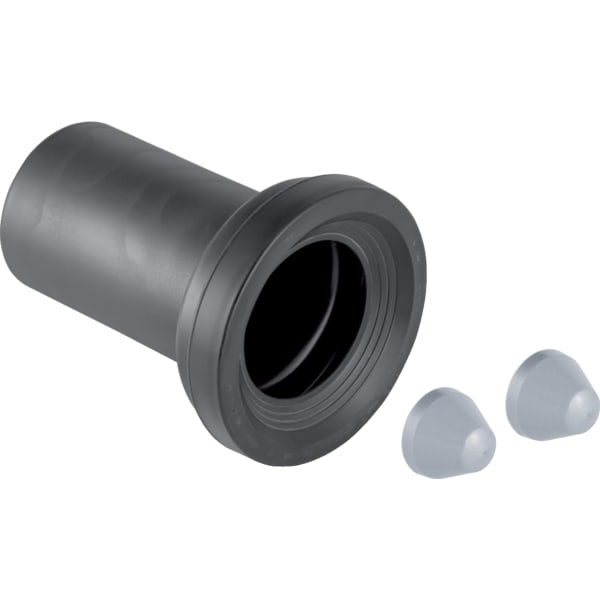 keramag Geberit straight connector with sleeve and cover caps
