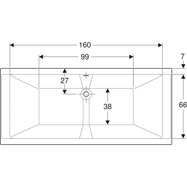 Keramag Geberit Supero Rectangular Bathtub Duo With Feet