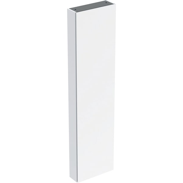 keramag Geberit tall cabinet with one door and internal mirror small projection