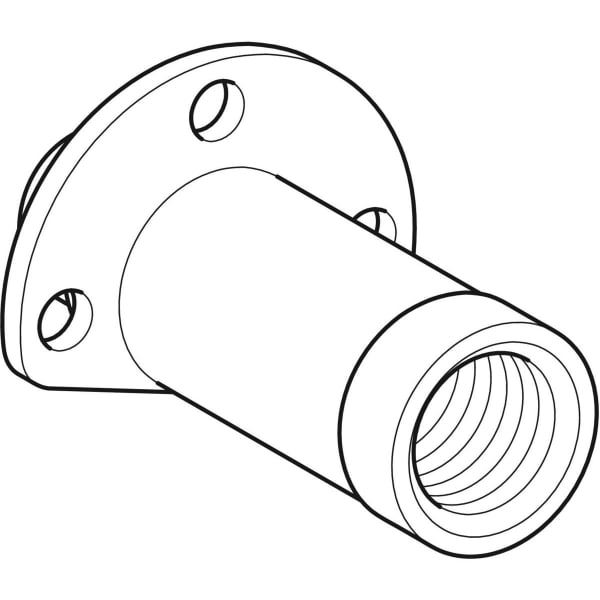 Keramag Geberit Tap Connector Straight With Male Thread MF 1/2"