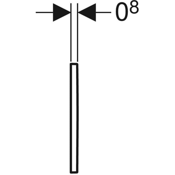 Keramag Geberit Type 20 (ex Type 30) Cover Plate Square