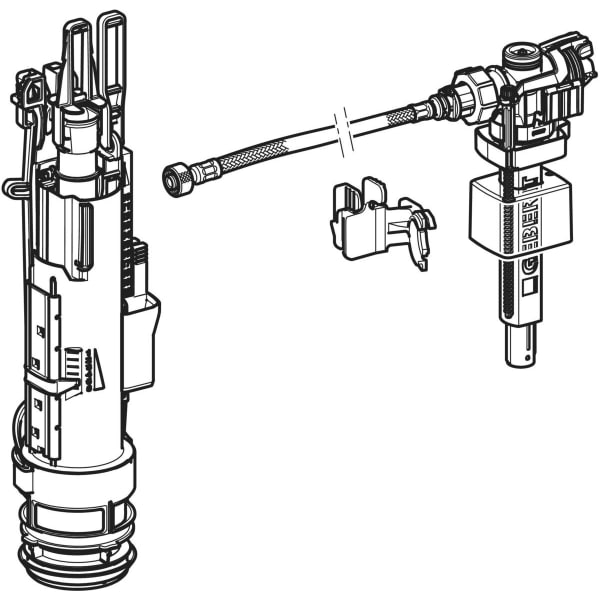 Keramag Geberit Type 212-383 Renovation Set For 300 / 320 / Sigma Concealed Cistern