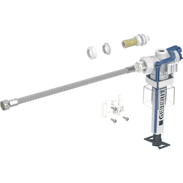 keramag Geberit Type 383 fill valve lateral water supply connection 3/8" nipple made of brass