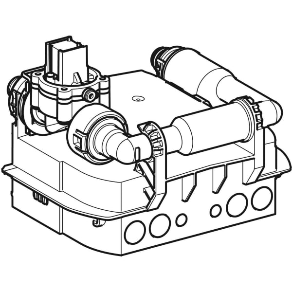 Keramag Geberit Urinal Flush Control For Preda Selva And Tamina Urinals Battery Operation Flush Volume 0.5 Litre