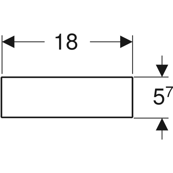Keramag Geberit VariForm Drawer Insert H-partition For Top Drawer