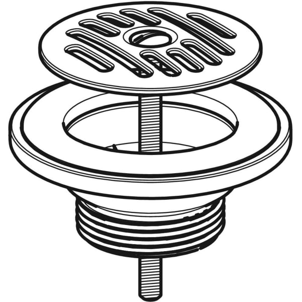 Keramag Geberit Waste Outlet With Free Outlet Screen