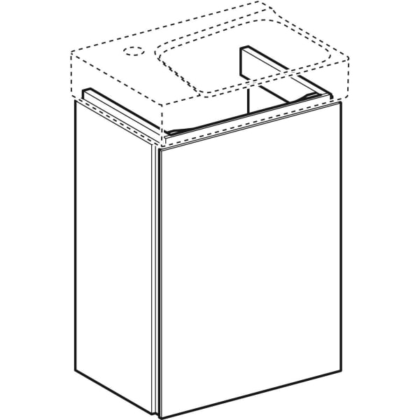 Keramag Geberit Xeno² Cabinet For Handrinse Basin With One Door