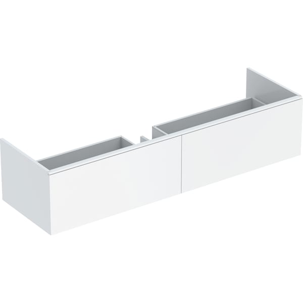 keramag Geberit Xeno² cabinet for washbasin made of solid surface material with two drawers