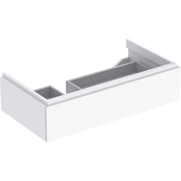keramag Geberit Xeno² cabinet for washbasin with shelf surface with one drawer