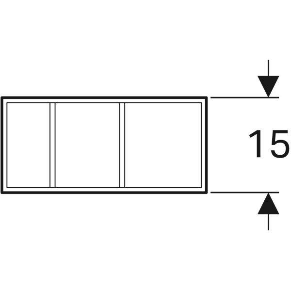 Keramag Geberit Xeno² Drawer Insert H-partition For Top Drawer