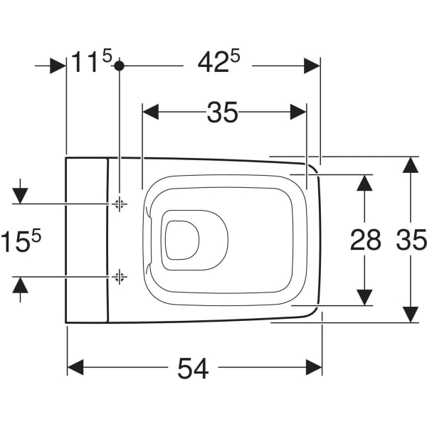 Keramag Geberit Xeno² Wall-hung WC Washdown Shrouded Rimfree