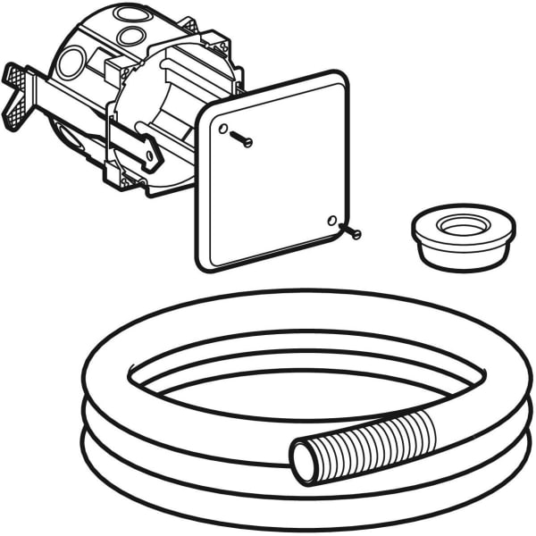 Keramag Installation Set With Flush-mounting Box For Geberit DuoFresh Module