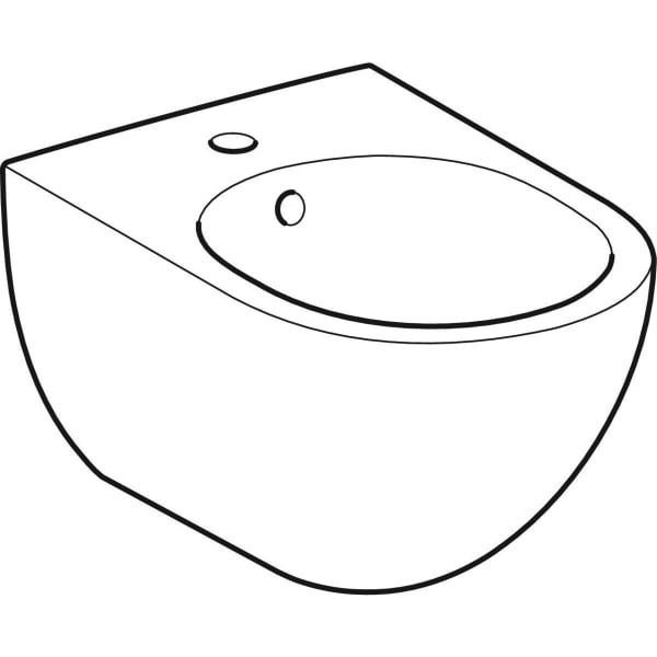 Keramag Geberit Acanto Wall-hung Bidet Shrouded