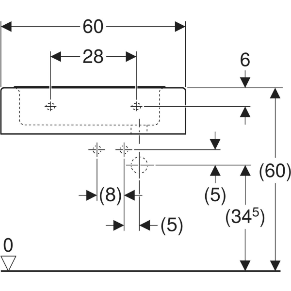 Keramag Geberit Bambini Washbasin For Children