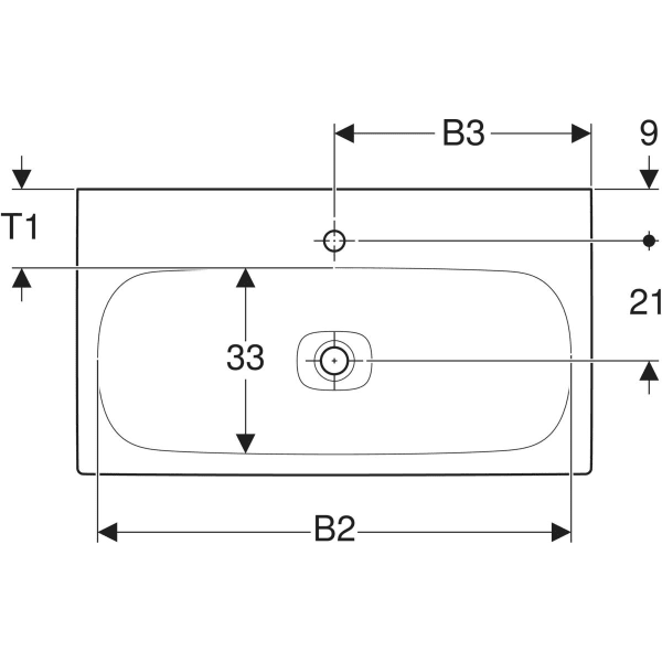 Keramag Geberit Citterio Washbasin