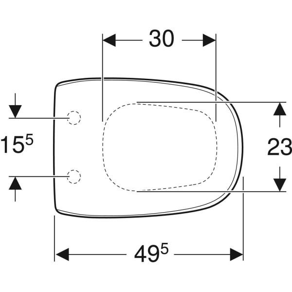 Keramag Geberit Citterio WC Seat