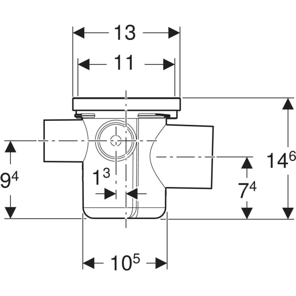 Keramag Geberit Collector Drain