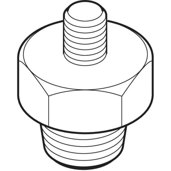 Keramag Geberit Double Nipple M10 / G 1/2"