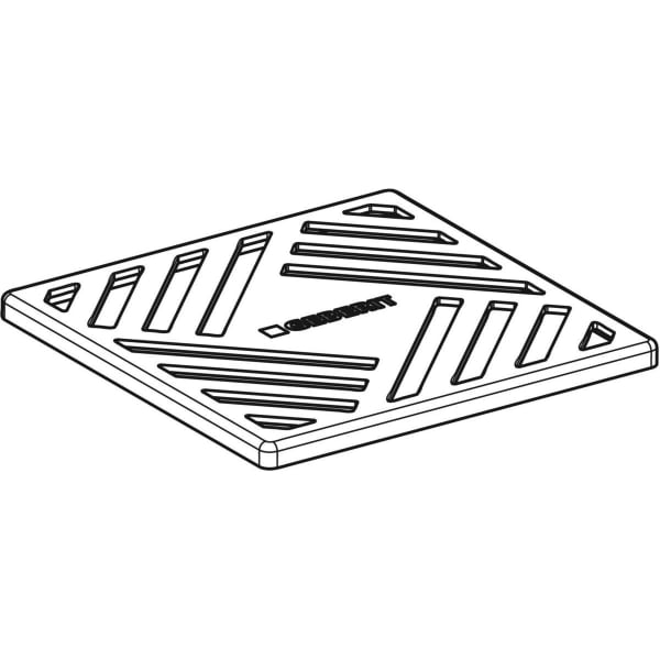 Keramag Geberit Fractal Design Grating 10 X 10 Cm