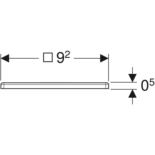 Keramag Geberit Fractal Design Grating 10 X 10 Cm