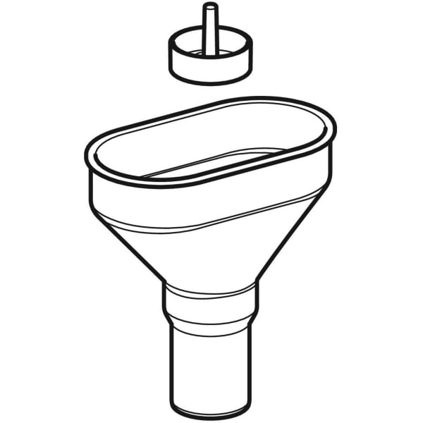 Keramag Geberit Funnel Oval