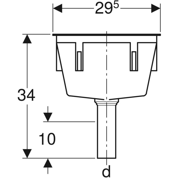 Keramag Geberit Funnel Square