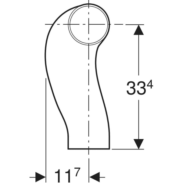 Keramag Geberit HDPE BackFlip Bend