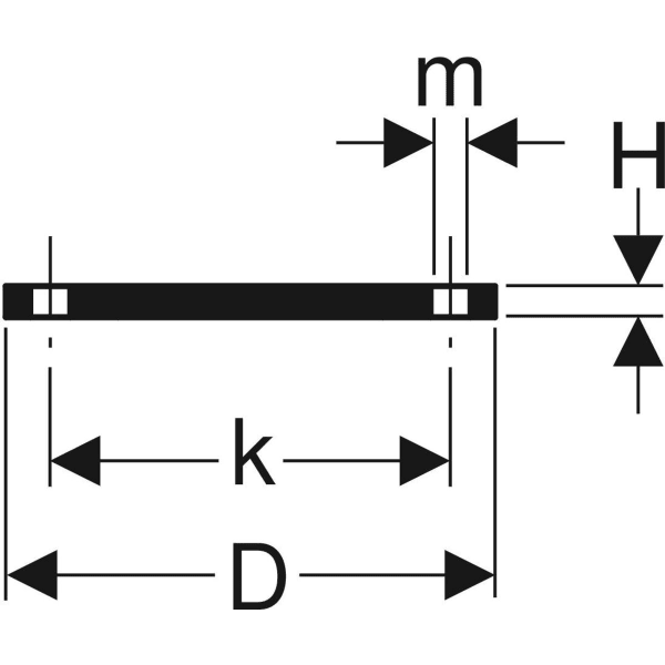 Keramag Geberit HDPE Blind Flange