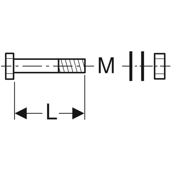 Keramag Geberit HDPE Bolt Set