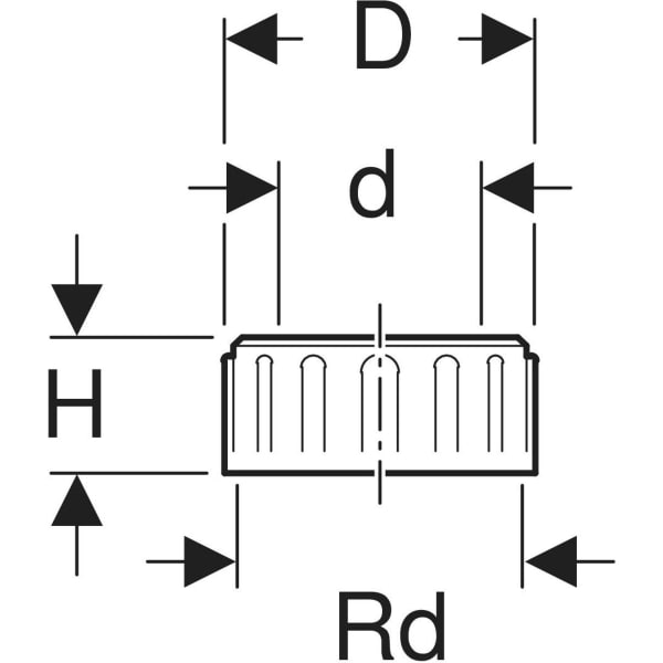 Keramag Geberit HDPE Compression Joint