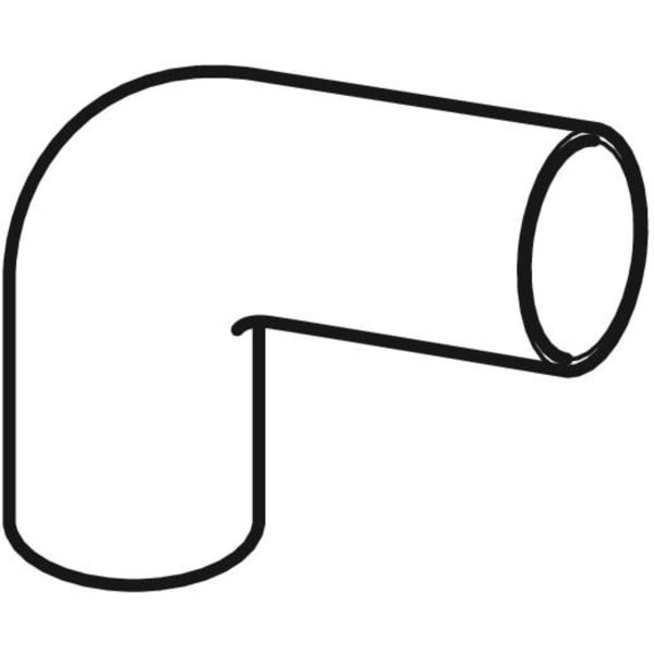 Keramag Geberit HDPE Connection Bend 90° For Sleeve