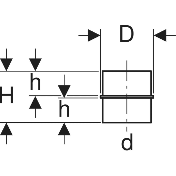 Keramag Geberit HDPE Flange Bushing