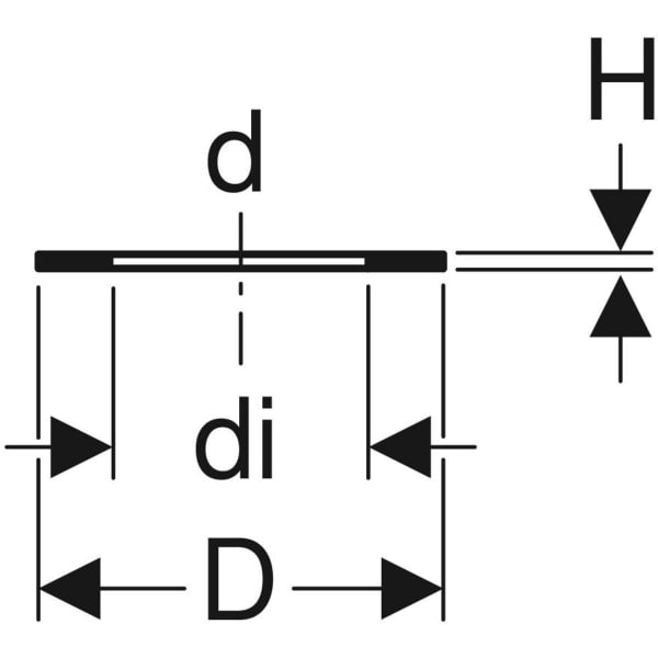 Keramag Geberit HDPE Flange Gasket