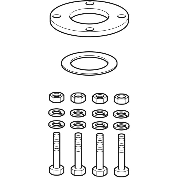 Keramag Geberit HDPE Flange Set