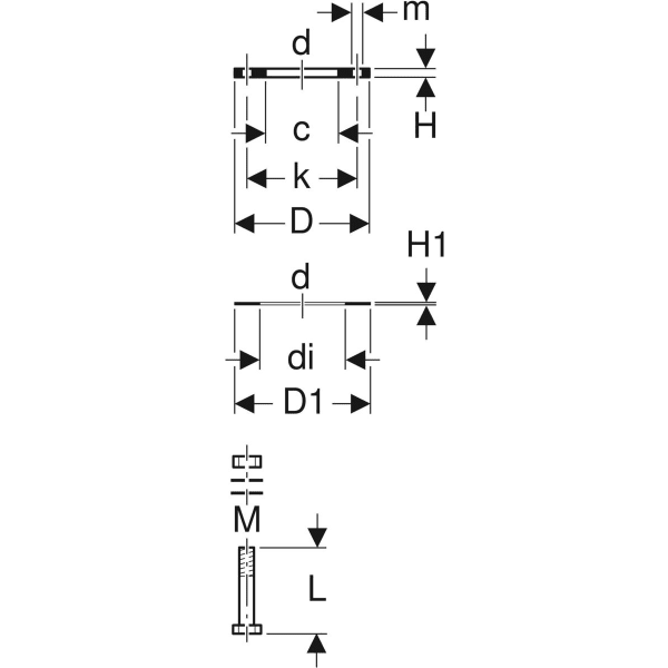 Keramag Geberit HDPE Flange Set