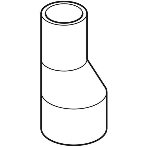 Keramag Geberit HDPE Reducer Eccentric Long