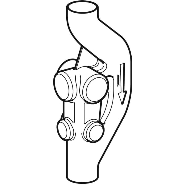 Keramag Geberit HDPE Sovent Fitting