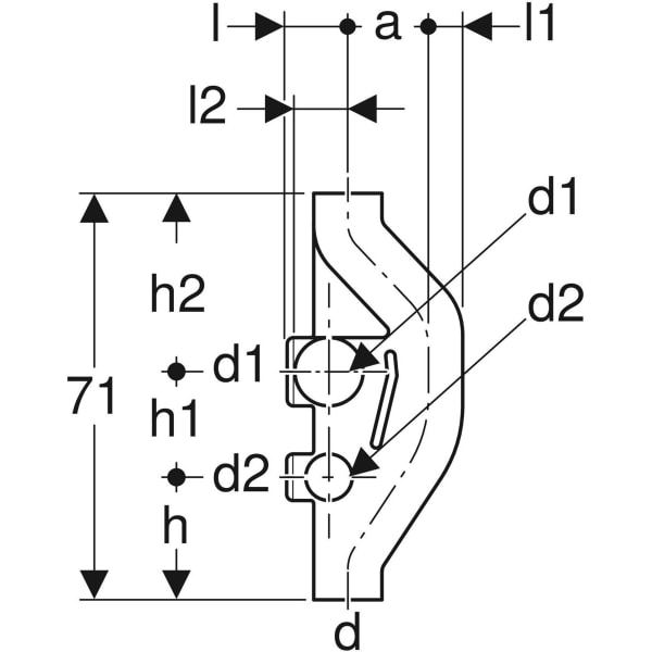 Keramag Geberit HDPE Sovent Fitting