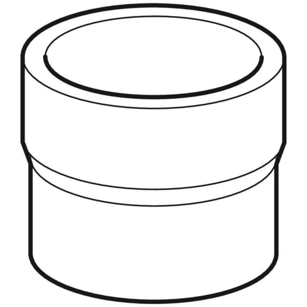 Keramag Geberit HDPE Straight Adapter To Cast