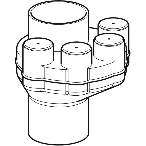 Keramag Geberit HDPE Waste Manifold