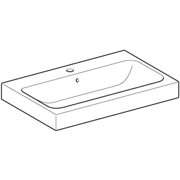 Keramag Geberit ICon Lay-on Washbasin