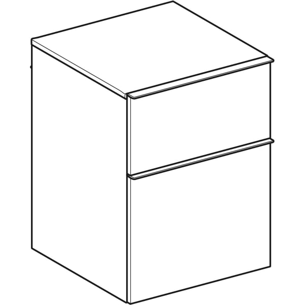 Keramag Geberit ICon Low Cabinet With Two Drawers